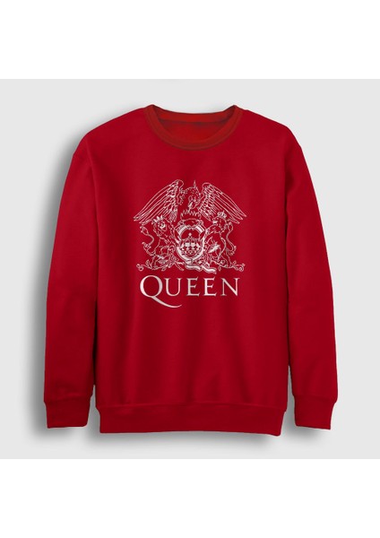Unisex Kırmızı Zodiac Queen Sweatshirt