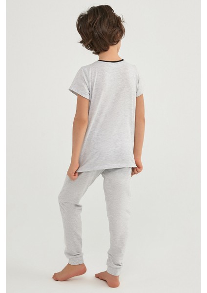 Çok Renkli Erkek Çocuk Wıld One Ls- Ls 4lü Pijama Takımı