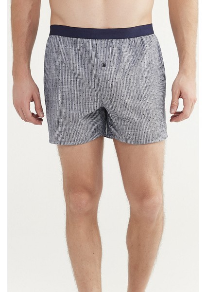 Çok Renkli Navy Woven Tape 2'li Mıd Boxer fiyatları