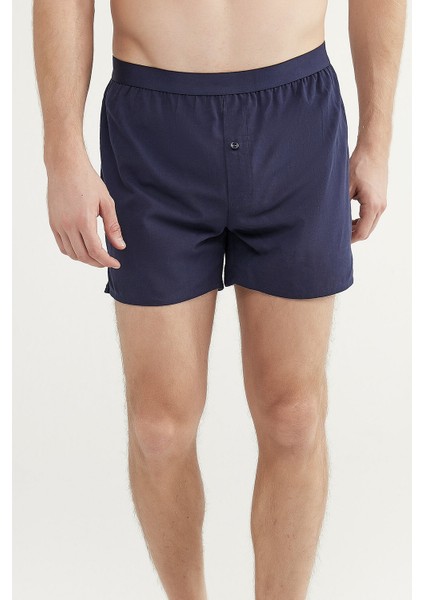Çok Renkli Navy Woven Tape 2'li Mıd Boxer fırsatları