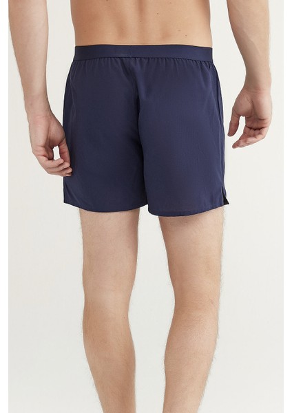 Çok Renkli Navy Woven Tape 2'li Mıd Boxer indirimleri