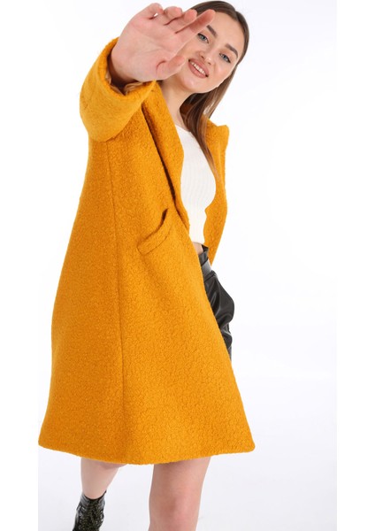9082 Oversize Kaşe Kaban