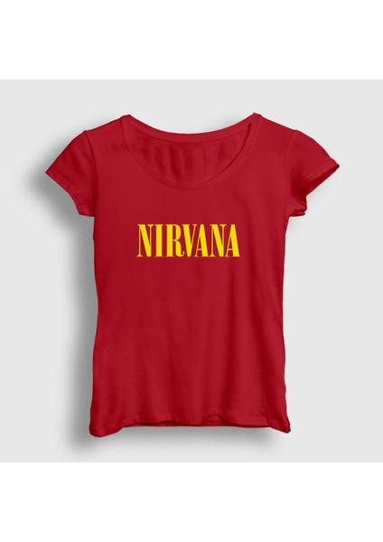 Kadın Kırmızı Yellow Nirvana T-Shirt