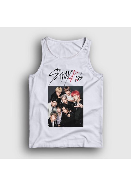 Unisex Beyaz Band Stray Kids Atlet