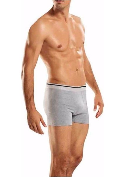 1097 Erkek Likralı Esnek Boxer 3'lü