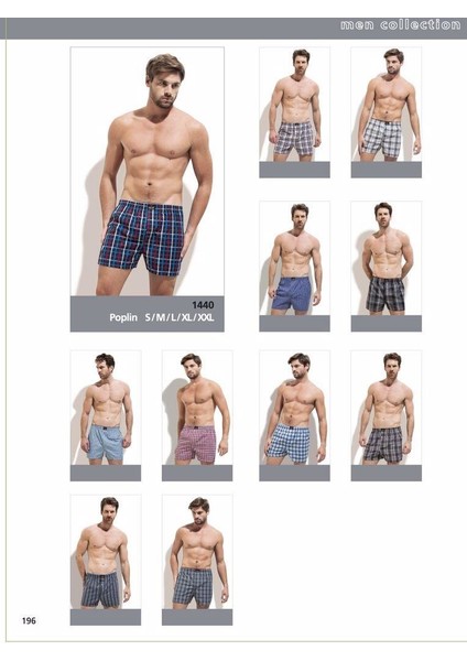 3'lü Erdem 1440 Poplın Erkek Boxer fiyatları