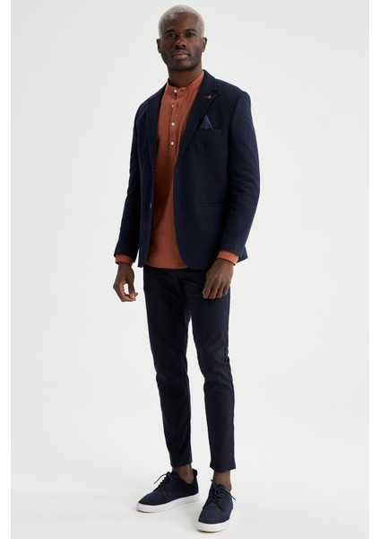Slim Fit Dokulu Blazer Ceket N0503AZ21SP fiyatları