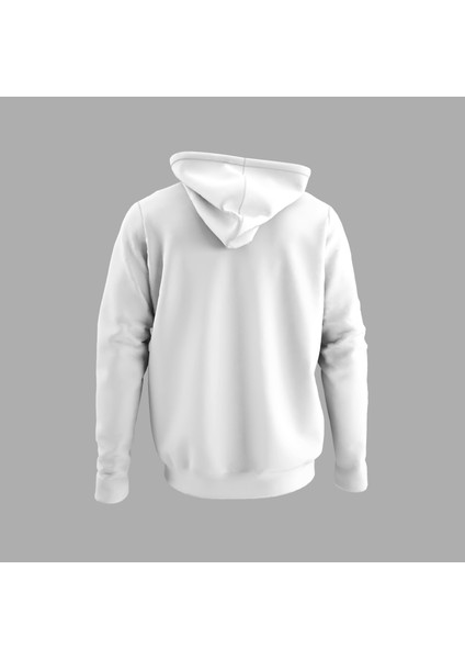Unisex Beyaz Kapüşonlu Sweatshirt Joker Dijital Baskılı fiyatları