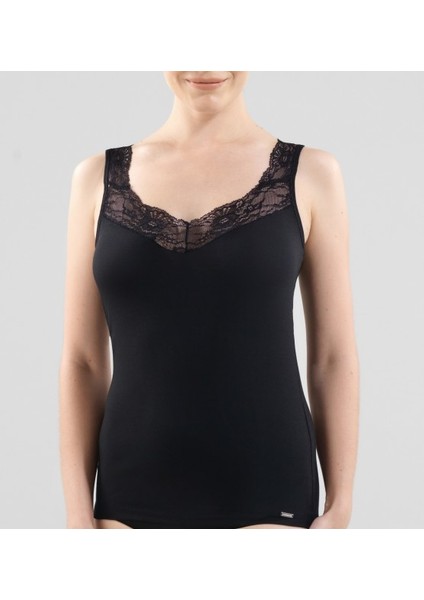 Comfort Dantelli Siyah Atlet 1343
