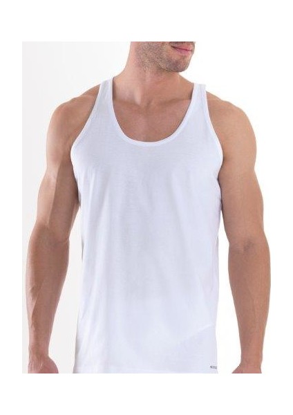Loose Fit 2'li Beyaz Atlet 9225