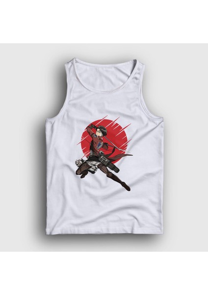 Unisex Beyaz Levi Anime Attack On Titan Atlet