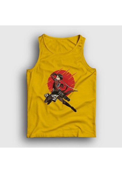 Unisex Sarı Levi Anime Attack On Titan Atlet