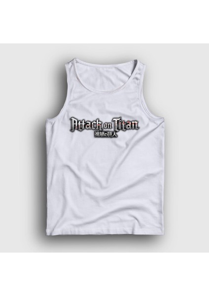 Unisex Beyaz Logo Anime Attack On Titan Atlet