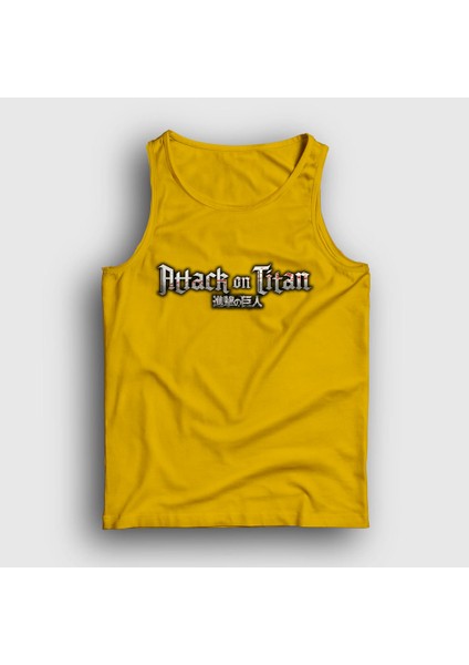 Unisex Sarı Logo Anime Attack On Titan Atlet
