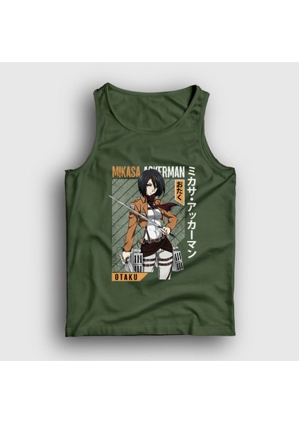 Unisex Haki Mikasa Fan Anime Attack On Titan Atlet