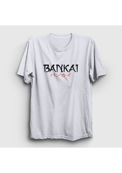 Unisex Beyaz Bankai Anime Bleach T-Shirt