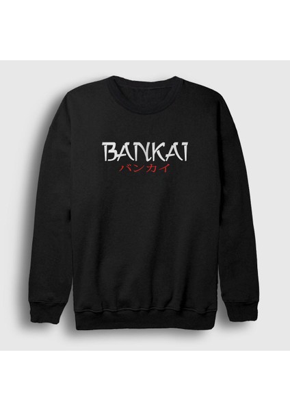Unisex Siyah Bankai Anime Bleach Sweatshirt