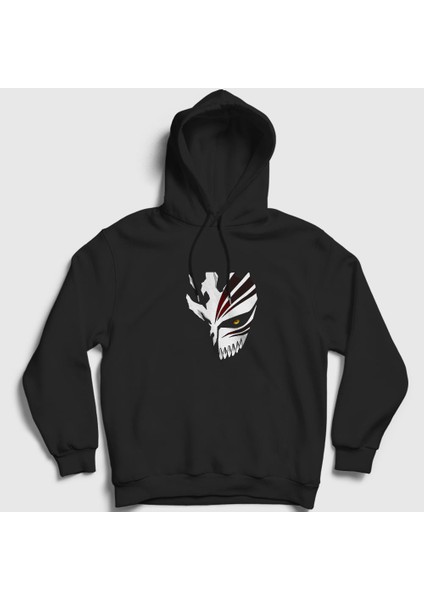 Unisex Siyah Mask Anime Bleach Kapüşonlu Sweatshirt