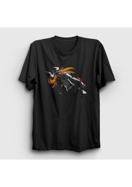 Unisex Siyah Vasto Lorde Anime Bleach T-Shirt
