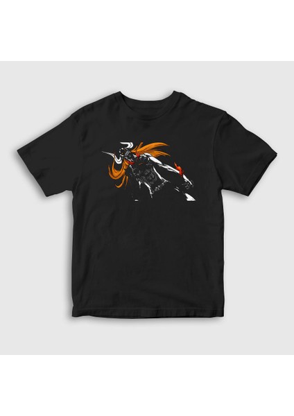 Unisex Çocuk Siyah Vasto Lorde Anime Bleach T-Shirt