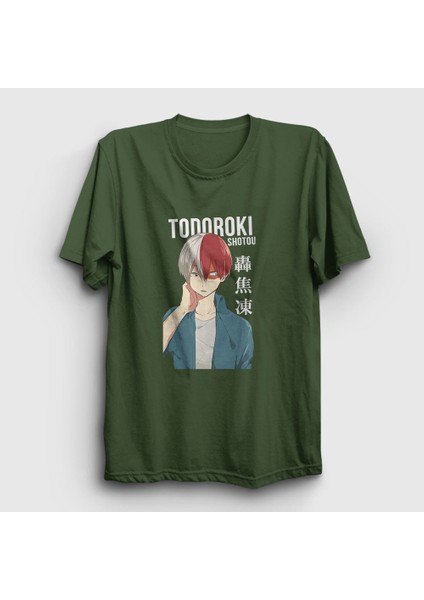 Unisex Haki Shotou Anime Boku No Hero Academia T-Shirt
