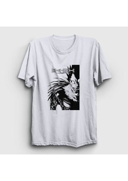 Unisex Beyaz Poster Anime Death Note T-Shirt