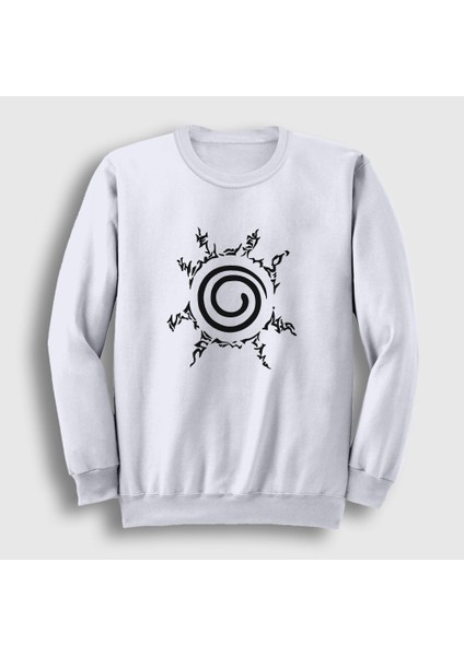 Unisex Beyaz Seal Anime Naruto Sweatshirt