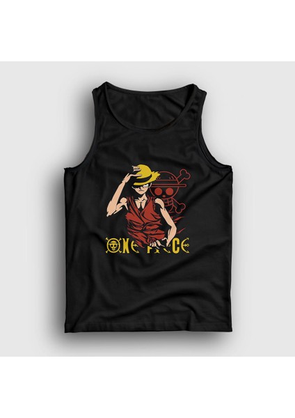 Unisex Siyah Monkey Luffy Anime One Piece Atlet