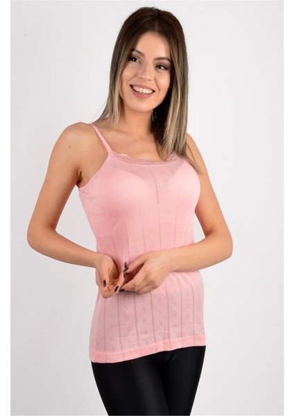 Kadın Jakarlı Ip Askılı Atlet 6'lı Paket