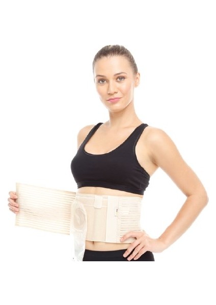 Orlex® Orx-K 507 Kolostomi Korsesi (16CM)(HAVA Alabilen , Terlemeyi Önleyen ve Esnek Yapıdadır.)