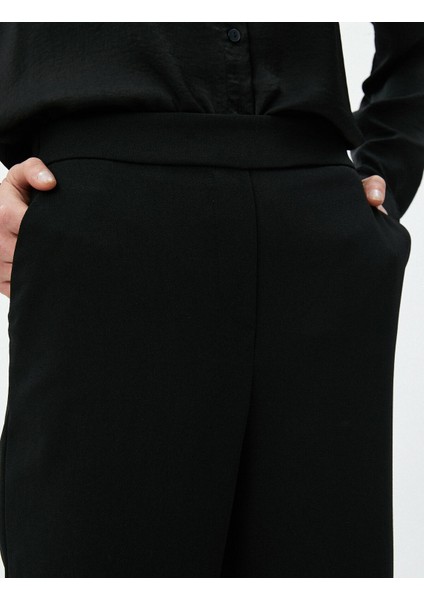 Kadın Cepli Pantolon Crop