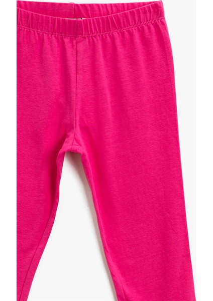 Kız Çocuk Pamuklu Basic Tayt modelleri