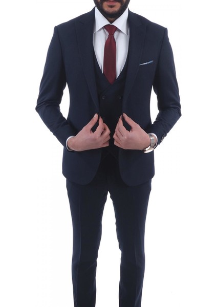 Slimfit Yelekli Drop 6 Takım
