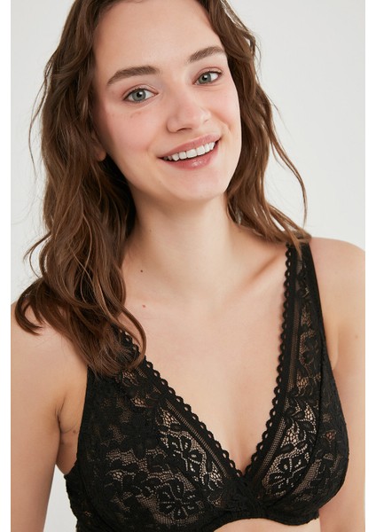 Siyah Pureness Wire Lace Sütyen modelleri