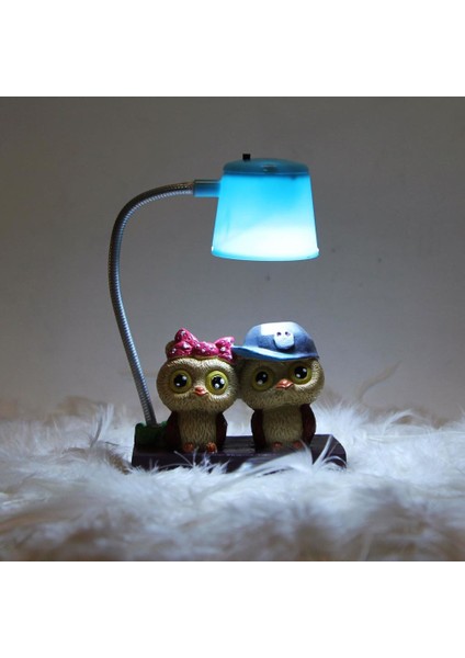 Best Friends Baykuş Işıklı Biblo Masa Gece Lambası Baykuş Seramik Kumbara Set modelleri