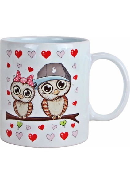 Best Friends Baykuş Puf Yastık Baykuş Seramik Küllük Seramik Kupa Set modelleri