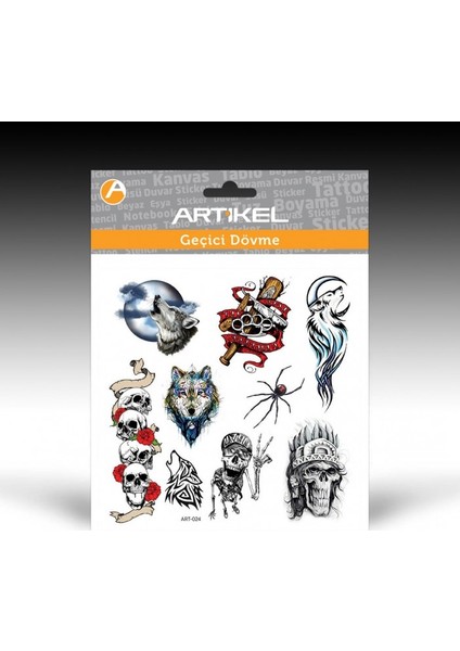 Artikel Kuru Kafalar-1 Dövme 15,5 x 16 cm