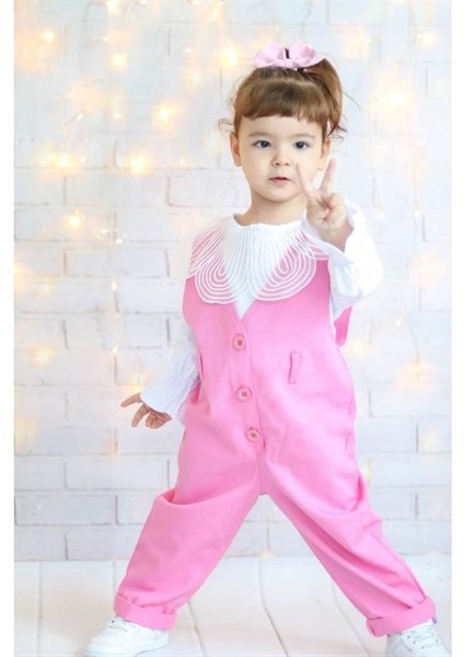Kız Çocuk Tulumlu Pembe Takım fiyatları