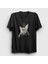 Unisex Siyah Guitar Nirvana T-Shirt 1