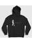 Unisex Siyah Ian Curtis Joy Division Kapüşonlu Sweatshirt 1