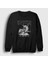 Unisex Siyah Icarus Led Zeppelin Sweatshirt 1
