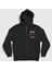 Unisex Siyah Iowa Slipknot Fermuarlı Kapüşonlu Sweatshirt 1