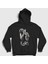Unisex Siyah Jonathan Davis Korn Kapüşonlu Sweatshirt 1