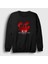 Unisex Siyah Joshua Tree U2 Sweatshirt 1