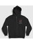 Unisex Siyah Logo V2 Radiohead Fermuarlı Kapüşonlu Sweatshirt 1