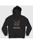 Unisex Siyah Logo V2 Radiohead Kapüşonlu Sweatshirt 1