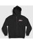 Unisex Siyah Logo V2 Stray Kids Fermuarlı Kapüşonlu Sweatshirt 1