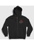Unisex Siyah Maggot Slipknot Fermuarlı Kapüşonlu Sweatshirt 1