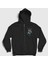 Unisex Siyah Movie Rammstein Fermuarlı Kapüşonlu Sweatshirt 1