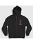 Unisex Siyah Paranoid Android Radiohead Fermuarlı Kapüşonlu Sweatshirt 1